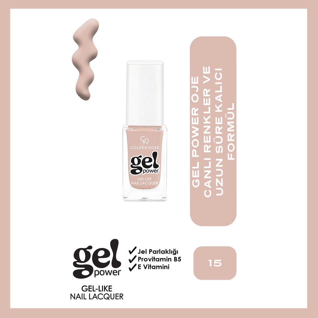 Golden Rose Power Gel Like Nail Polish No: