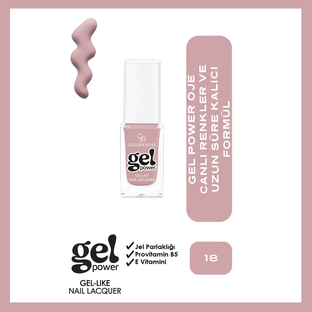 Golden Rose Power Gel Like Nail Polish No: