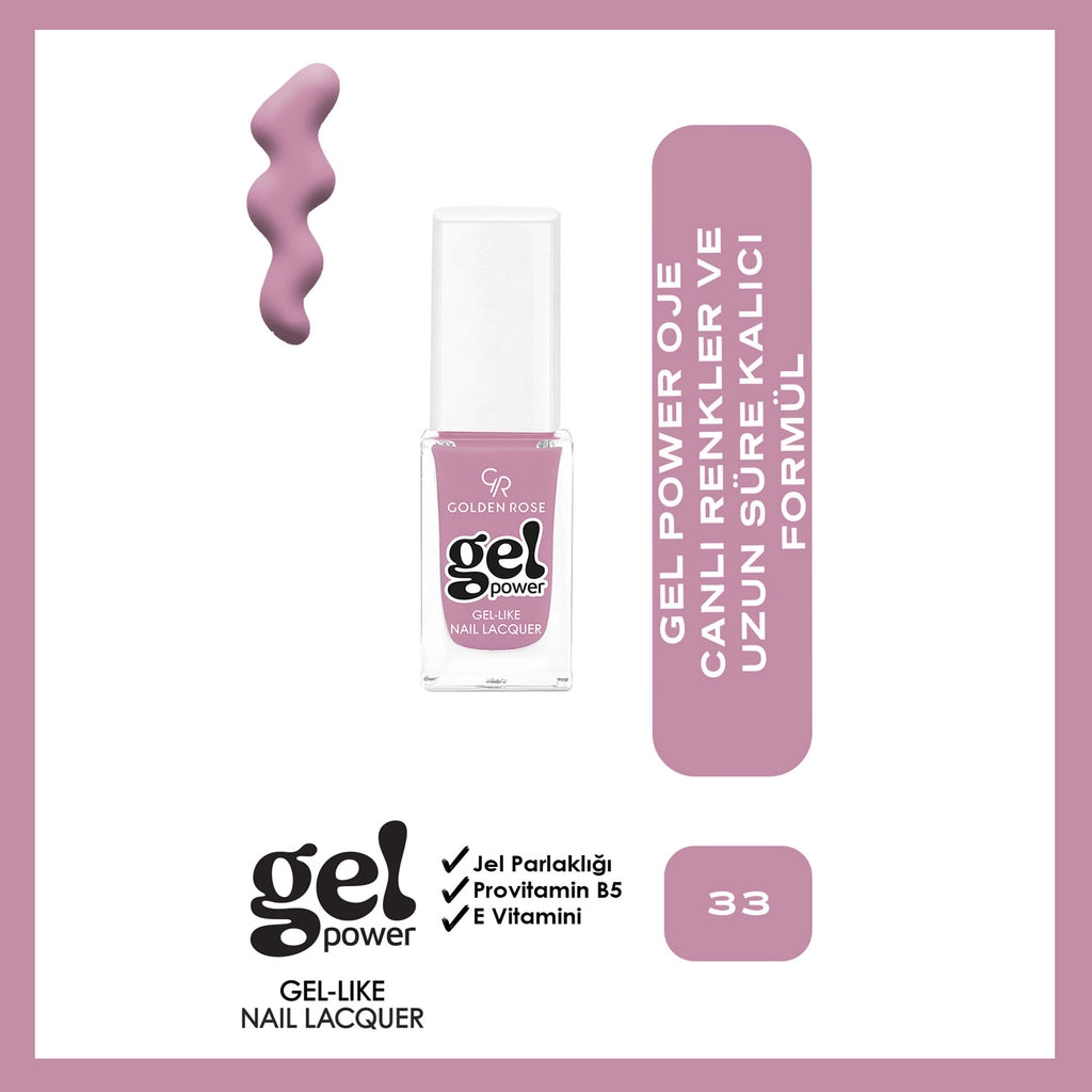 Golden Rose Power Gel Like Nail Polish No: