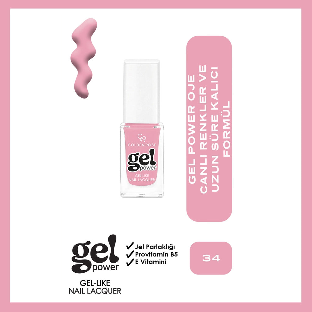 Golden Rose Power Gel Like Nail Polish No: