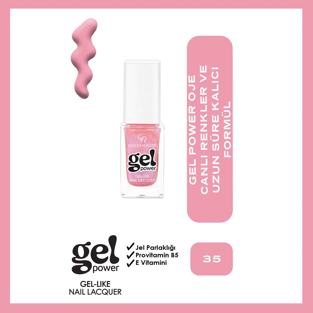 Golden Rose Power Gel Like Nail Polish No: