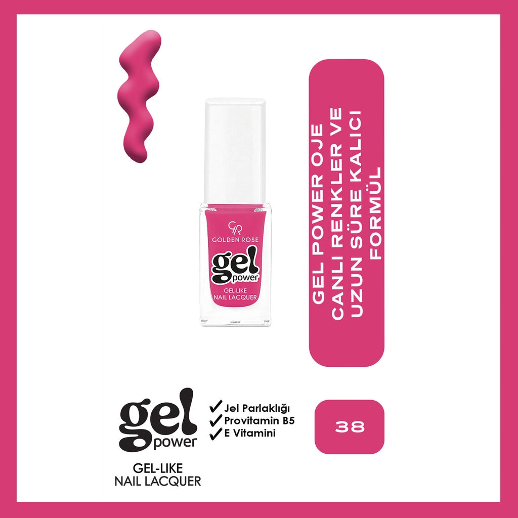 Golden Rose Power Gel Like Nail Polish No: