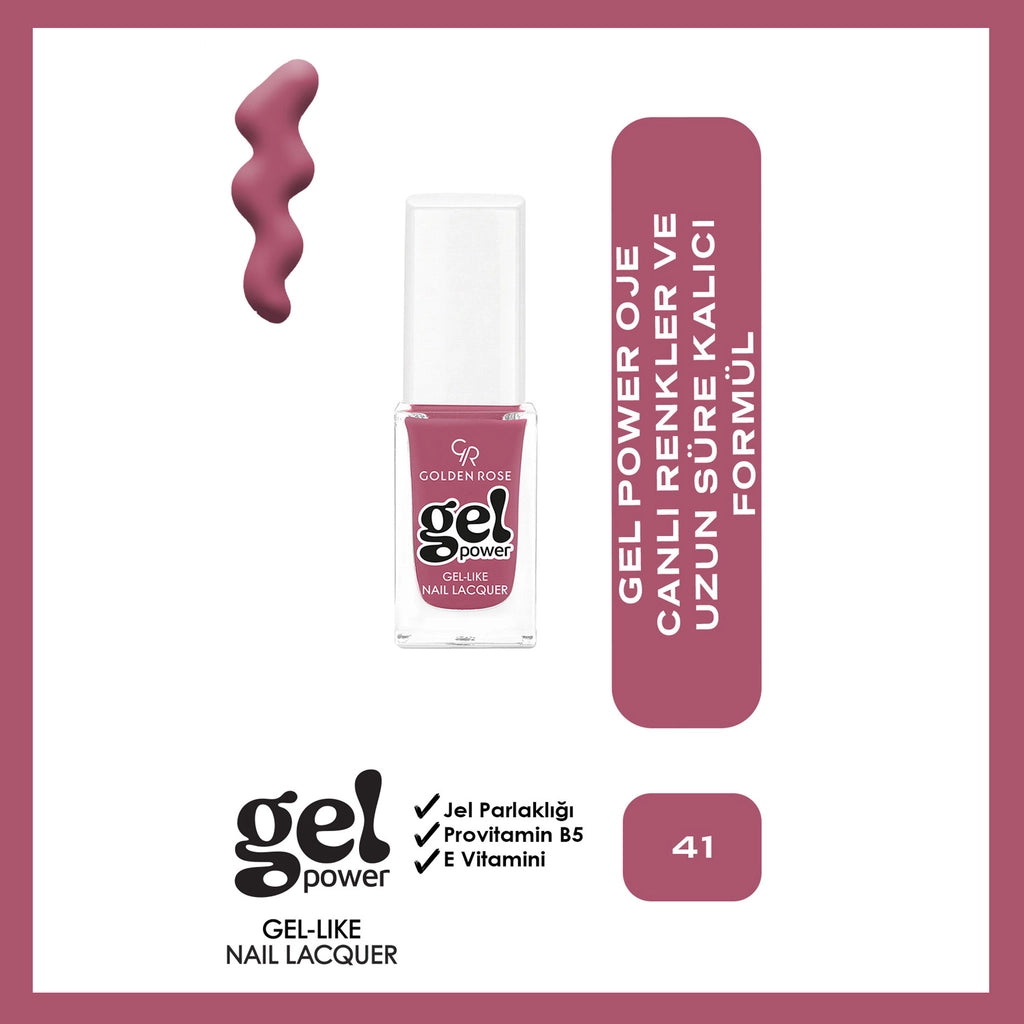 Golden Rose Power Gel Like Nail Polish No: