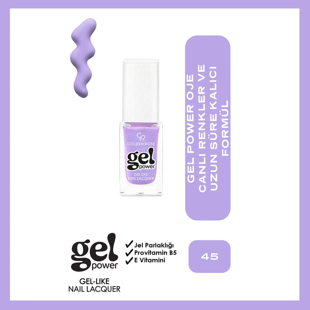 Golden Rose Power Gel Like Nail Polish No: