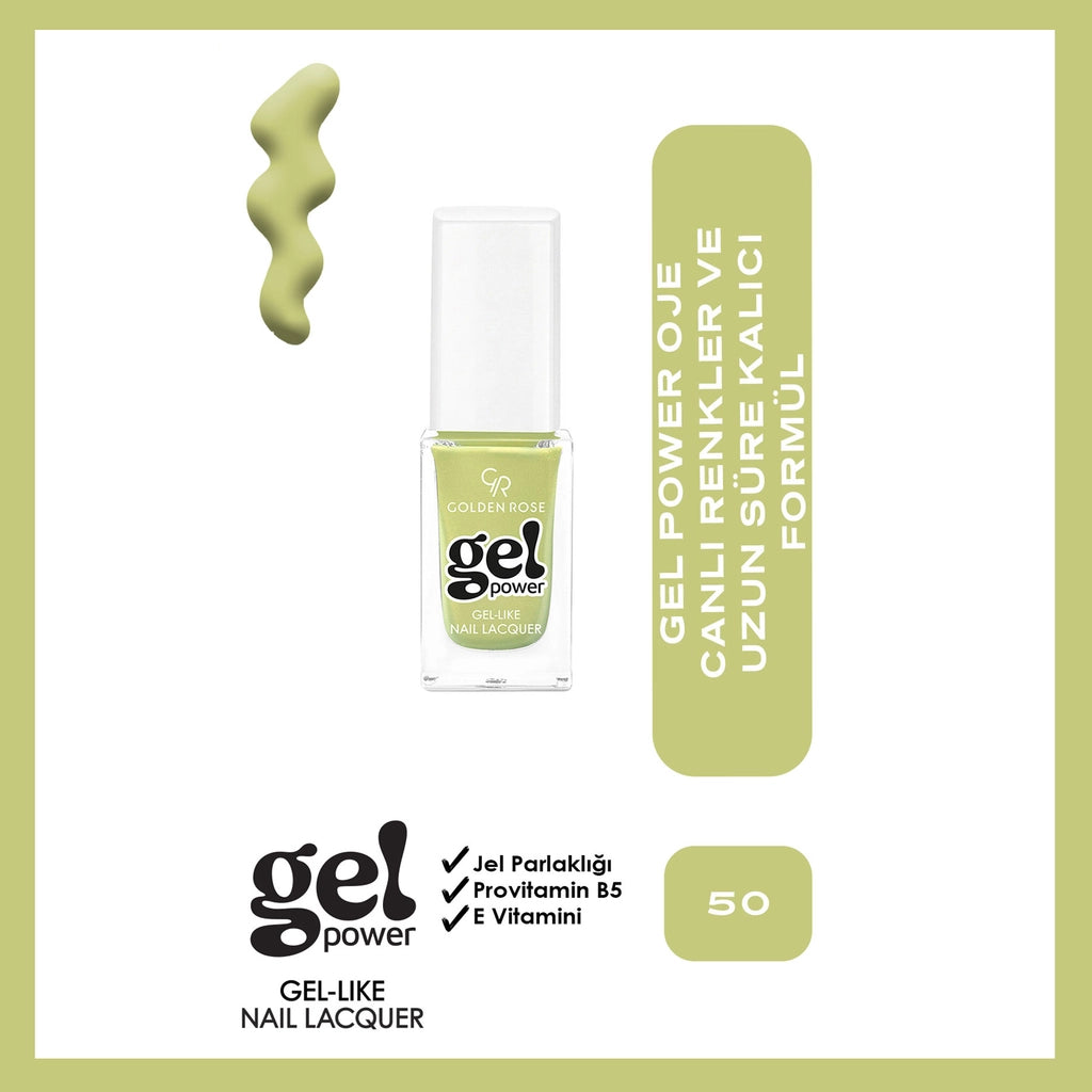 Golden Rose Power Gel Like Nail Polish No: