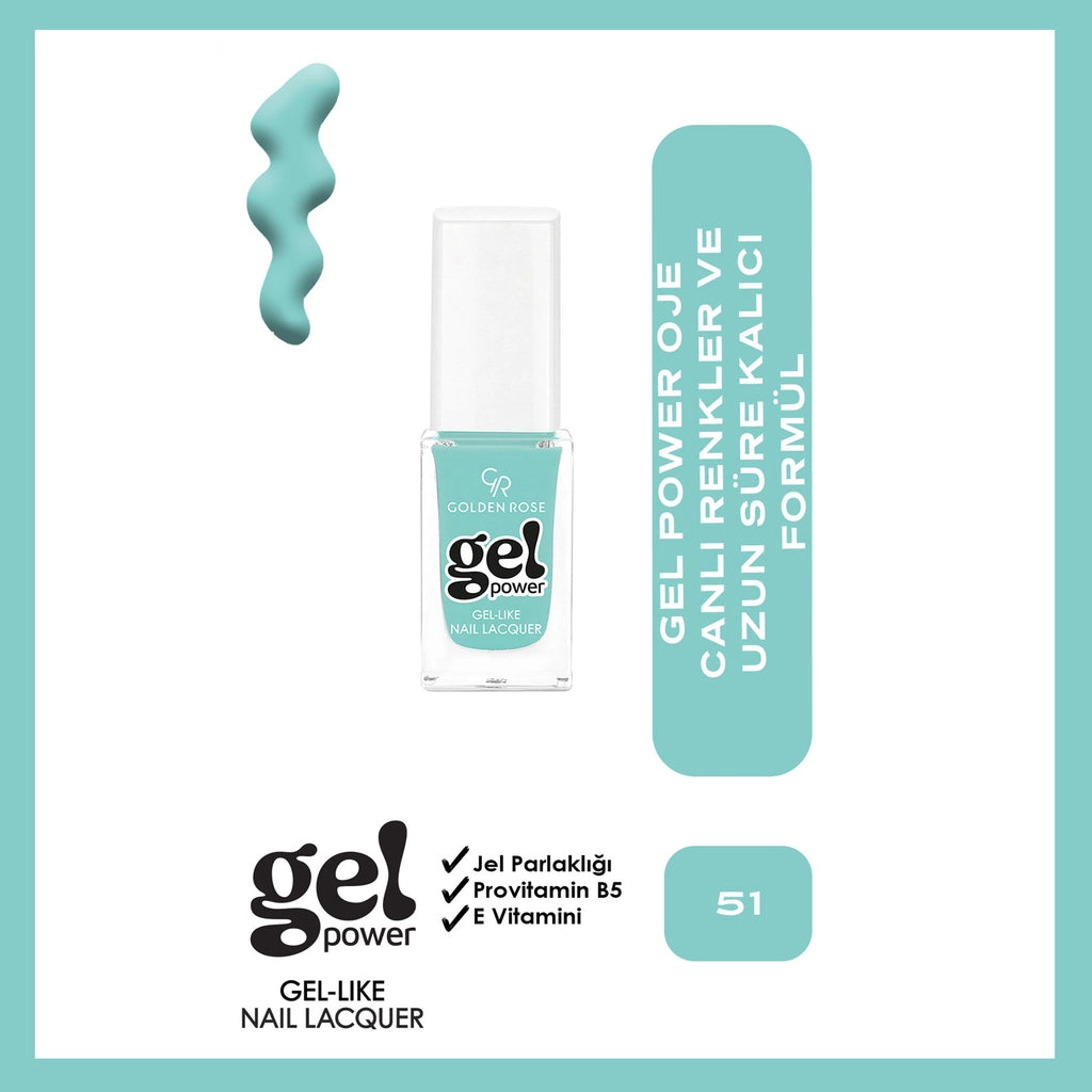 Golden Rose Power Gel Like Nail Polish No: