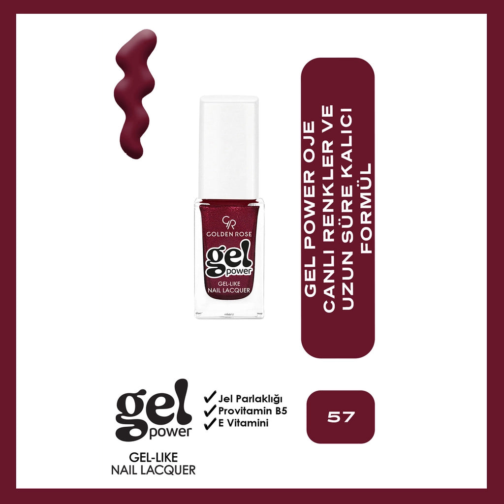 Golden Rose Power Gel Like Nail Polish No: