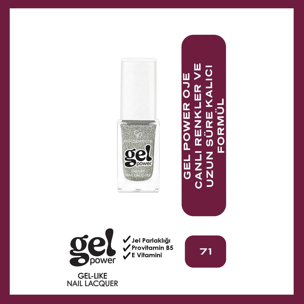 Golden Rose Power Gel Like Nail Polish No: