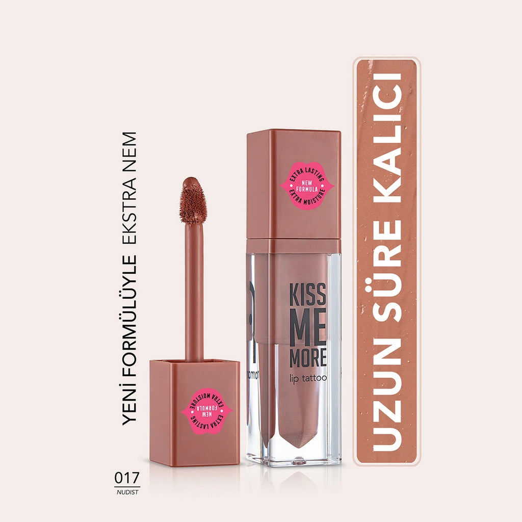 Flormar Kiss Me More Extra Permanent Liquid Matte Lipstick