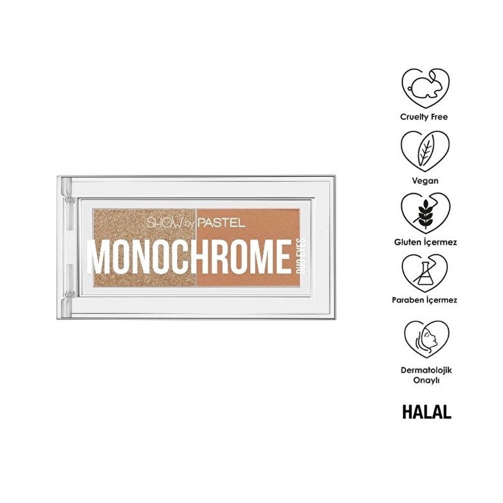 Show by Pastel Monochrome Duo Eyes Double Eyeshadow Palette 29 It's Cherry