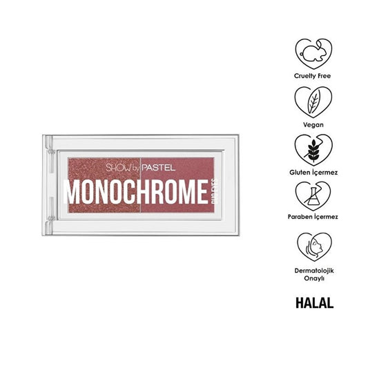 Show by Pastel Monochrome Duo Eyes Double Eyeshadow Palette 29 It's Cherry