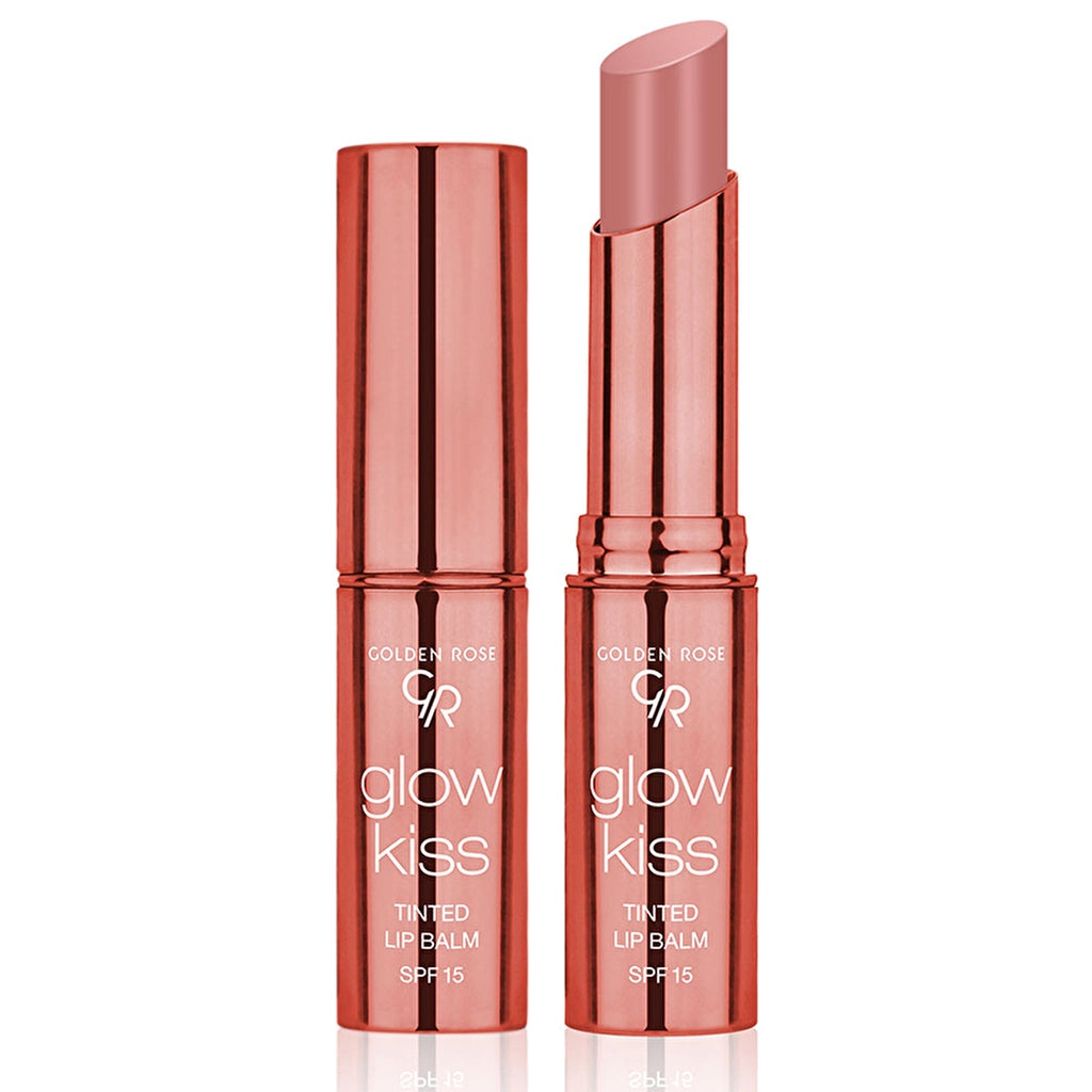 Golden Rose Glow Kiss Tinted Lip Balm Lipstick