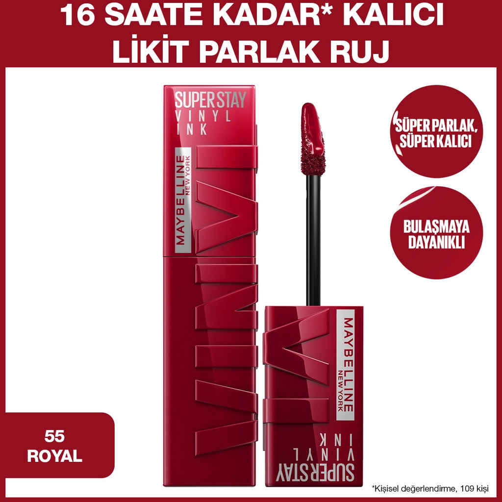 Maybelline New York Super Stay Vinyl Ink Long Lasting Liquid Glossy Lipstick