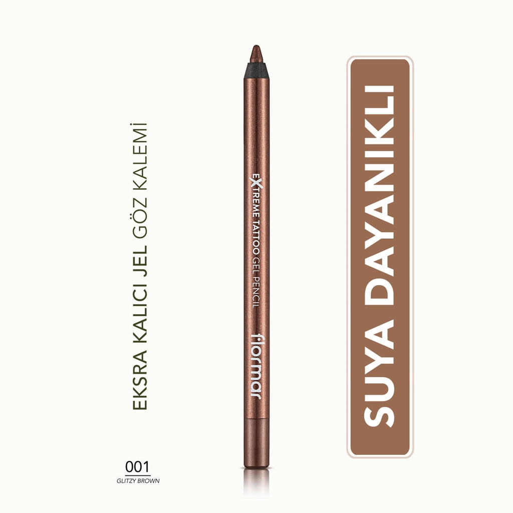 Flormar Extreme Tattoo Extra Permanent Shimmering Gel Eye Pencil 0
