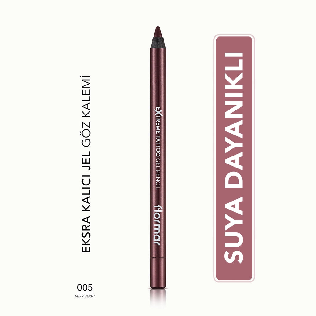 Flormar Extreme Tattoo Extra Permanent Shimmering Gel Eye Pencil 0