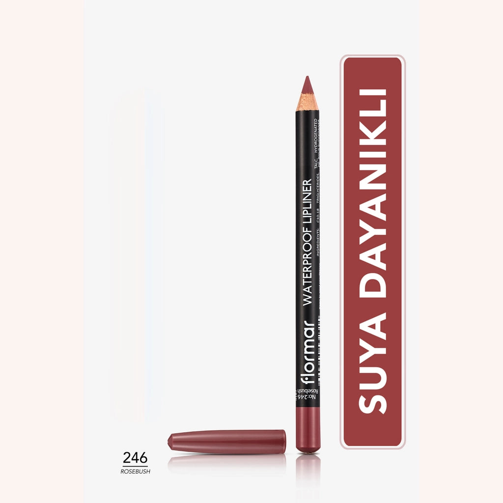 Flormar Waterproof and Intensely Pigmented Matte Lip Pencil
