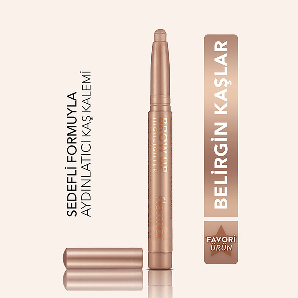 Flormar Brow Up Soft Texture & Intense Shine Lift Under-Brow Lightening Pen