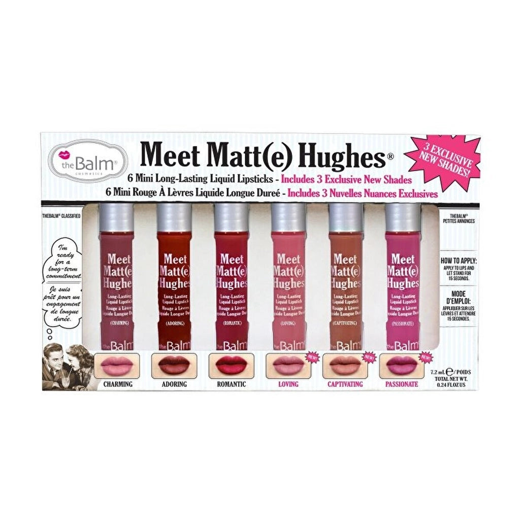 theBalm Meet Matte Hughes 6-Piece Lipstick Set