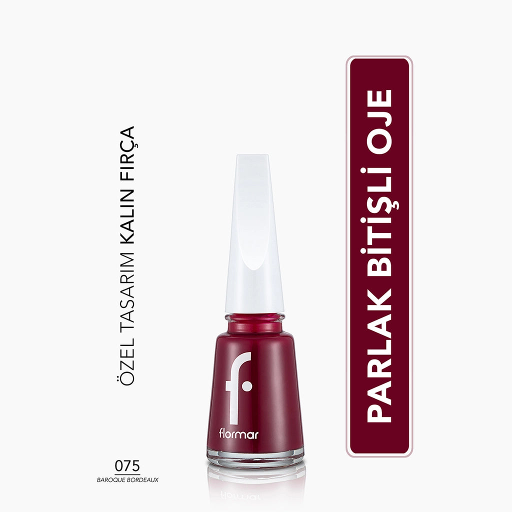 Flormar Nail Enamel Intensely Pigmented Nail Polish 417 Steel Gray