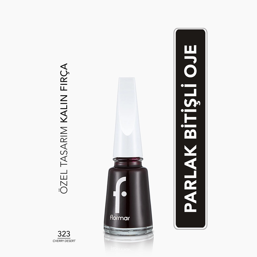 Flormar Nail Enamel Intensely Pigmented Nail Polish 417 Steel Gray
