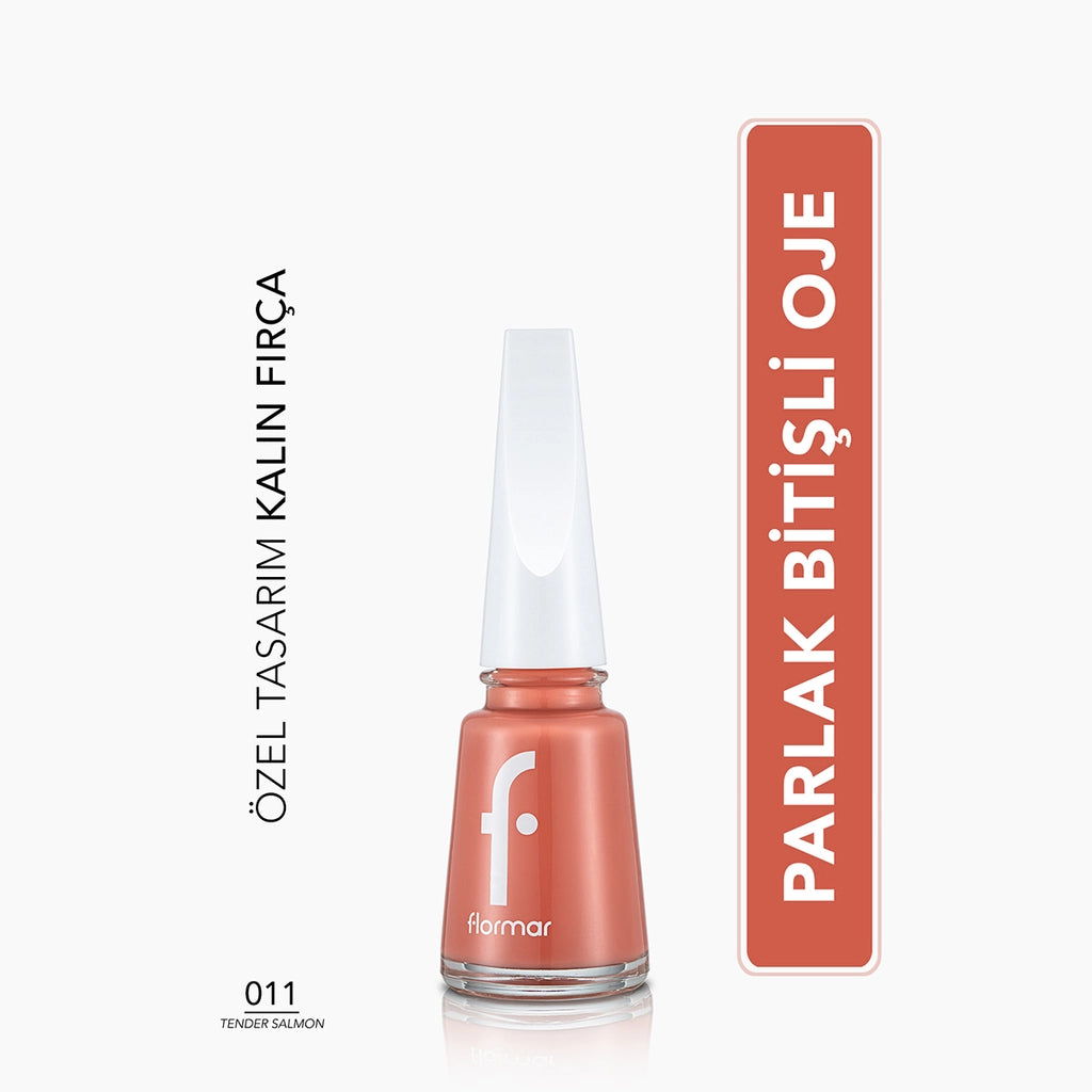 Flormar Nail Enamel Intensely Pigmented Nail Polish 417 Steel Gray