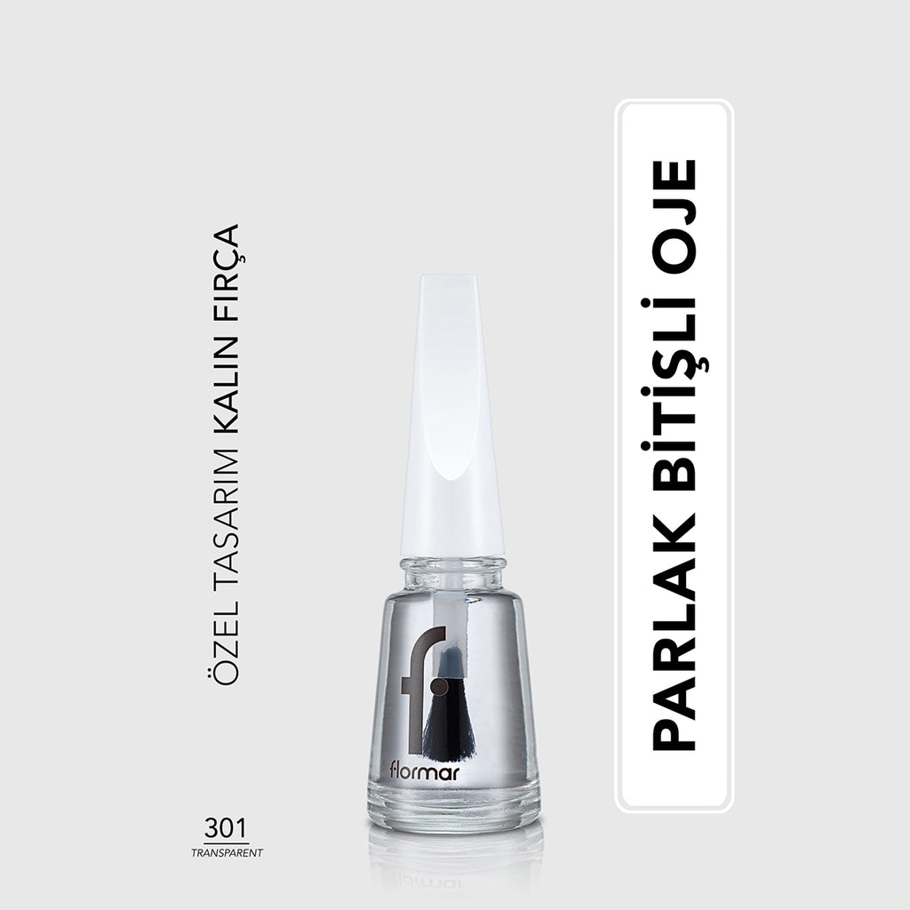 Flormar Nail Enamel Intensely Pigmented Nail Polish 417 Steel Gray