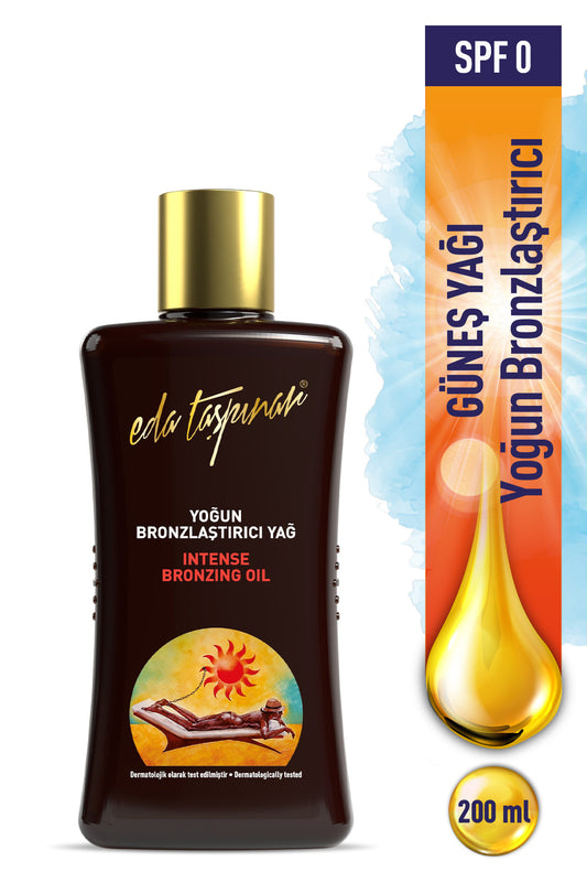 Intense Bronzing Sun Oil SPF 0 – For Intense Tan & Wheat/Dark Skin 200 m
