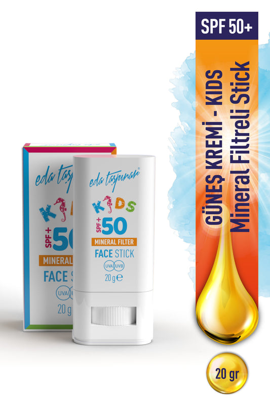 Kids Mineral Filter Sunscreen Stick SPF 50+ – High Protection & Suitable for Children