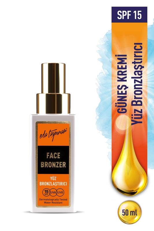 Face Bronzing Cream SPF 15 – Light Protection & Natural Bronze Look 50 ml