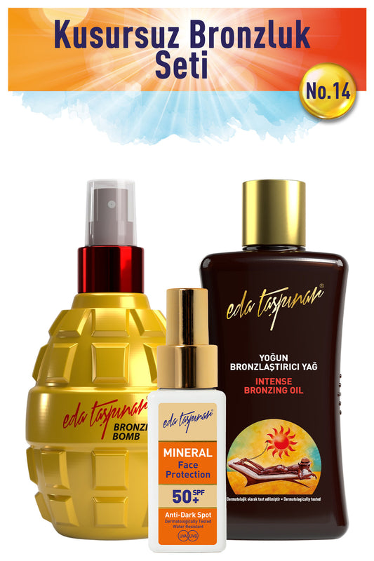 Perfect Tan Set no.14 Bomb+Spf0+FaceK (EGX18-EGX03-EGX94)