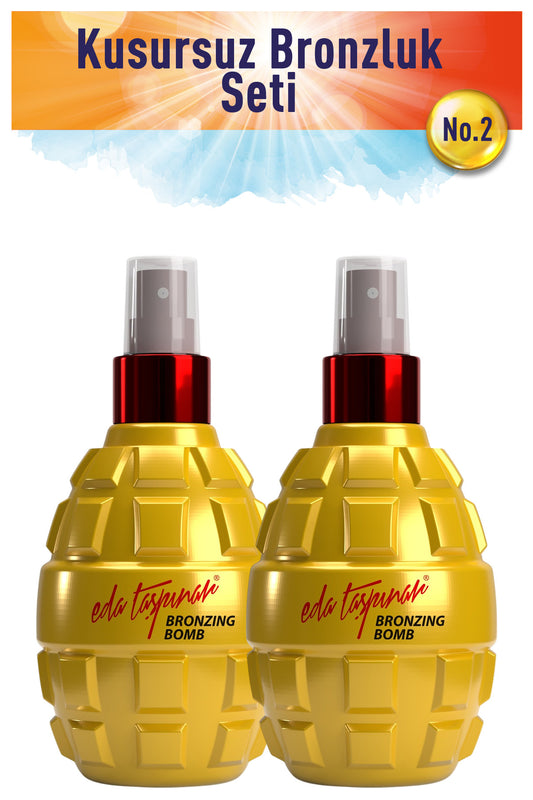 Perfect Tan Set No.2 - Bronzing Bomb X 2 Pieces (EGX18)
