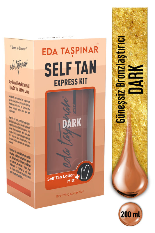Dark Self Tanning Lotion – Sunless Bronze Look & Dark Tone 200 ml