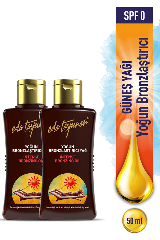 Mini Size Intense Bronzing Oil SPF 0 – Intense Bronze Appearance 50 ml x 2 PCS