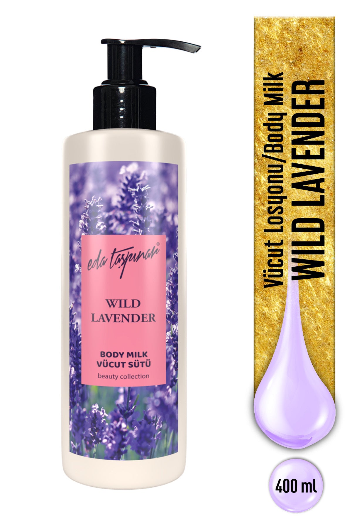 Wild Lavender Body Lotion – Lavender Effect & Intense Moisturizing & Vegan 400 ml