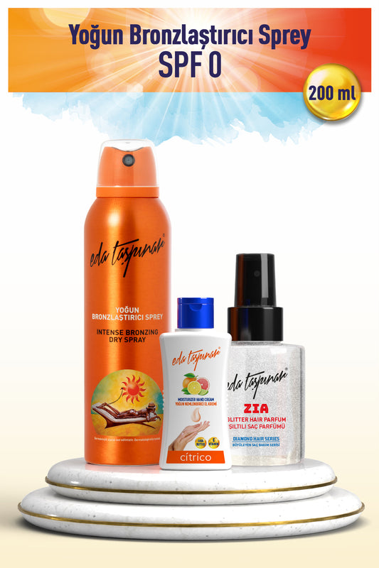Intensive Bronzing Spray 200ml - Olive Hand Cream & Collagen Mask