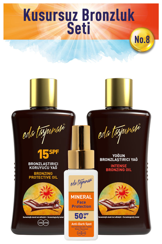 Perfect Tan Set no.8 Spf0+Spf15+FaceCore (EGX03-EGX17-EGX94)