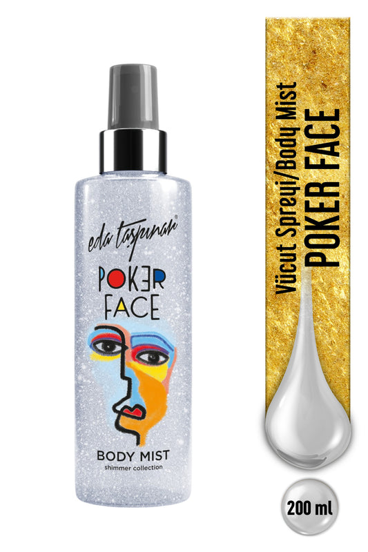 Poker Face Glitter Body Mist – Sparkling Appearance & Lasting Fragrance 200 ml