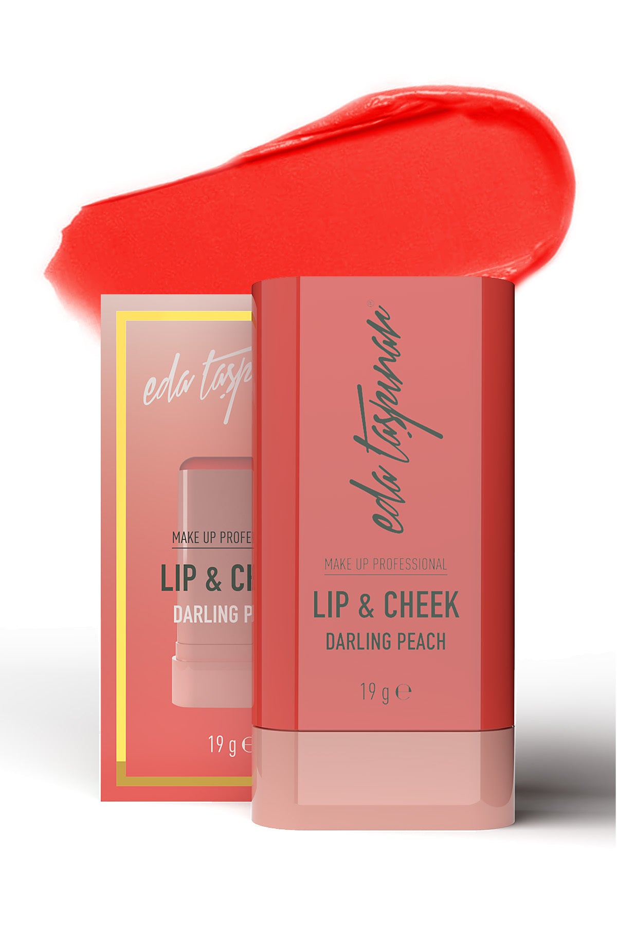 Lip & Cheek Cream Blush Stick Darling Peach – Peach Tone & Natural Shine