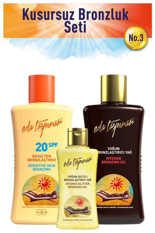 Perfect Tan Set no.3 Spf0+WhiteT+MiniShimmer (EGX03-EGX19-EGX95)