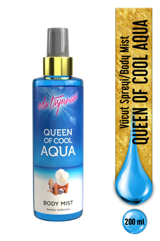 Queen Of Cool Aqua Body Mist – Fresh Ocean Breeze & Fresh Fragrance 200 ml