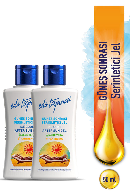Mini Size After Sun Aloe Vera Gel – Cooling & Moisturizing Care 50 ml x 2 PCS
