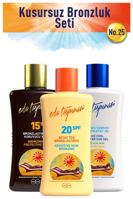 Perfect Tan Set no.25 WhiteT+Spf15+Gel (EGX19-EGX17-EGX32)