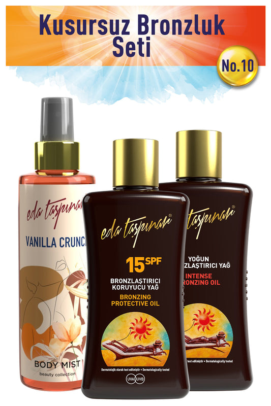 Perfect Tan Set no.10 Spf0+Spf15+VanillaMist (EGX03-EGX17-EGX62)