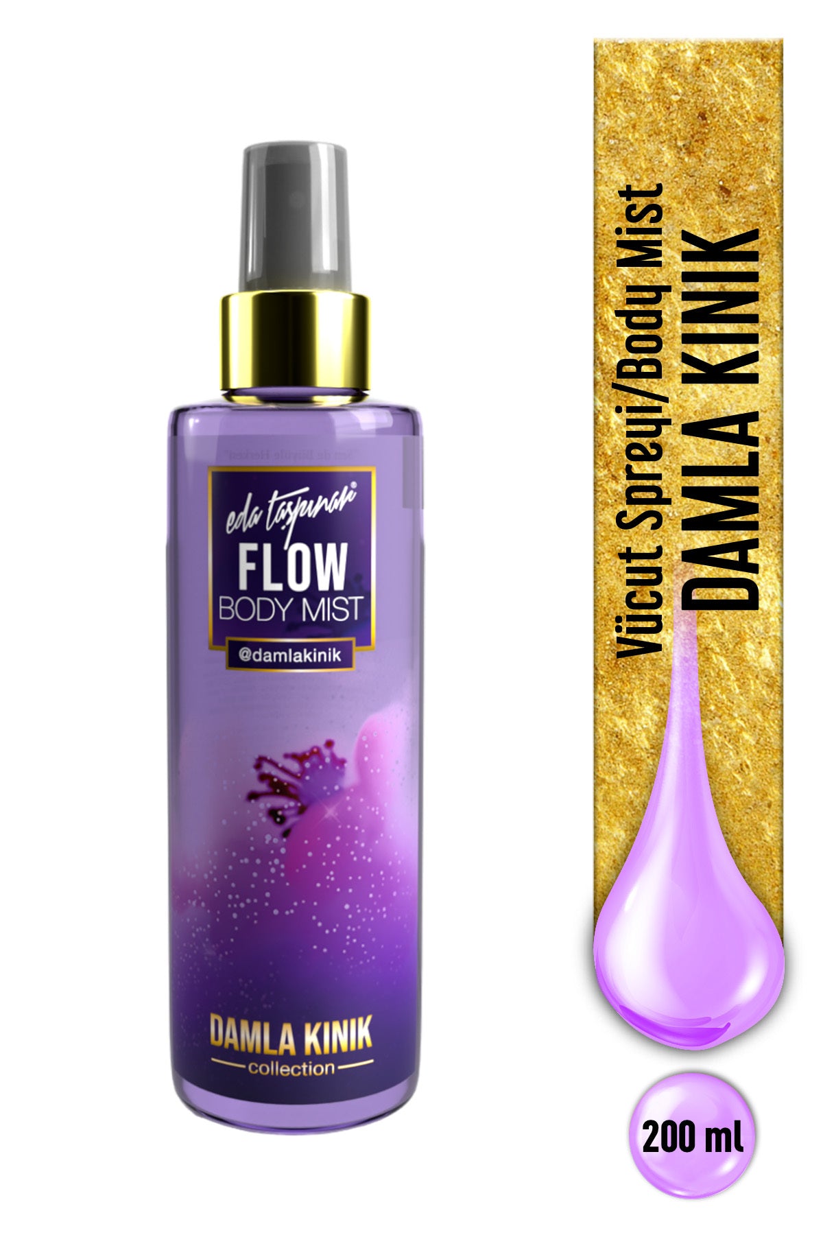 Damla Kınık Collection Body Mist – Special Series & Lasting Fragrance 200 ml
