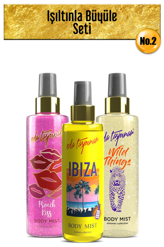 Enchant with Sparkle Seti.no.2 French Kiss&wild Things Glitter Bm & Ibiza 200 ml (EGX31-EGX05-EGY0016)
