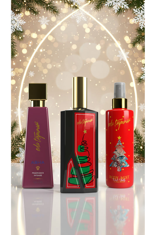 New Year Limited Edition Perfume Set | Perfume Mist + Body Mist + Asha EDP