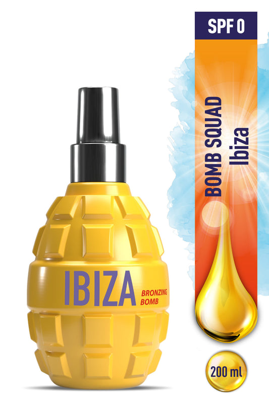 Ibiza Bronzing Bomb Bronzing Sun Oil – Energetic Fragrance & Intense Tan – 200 ml
