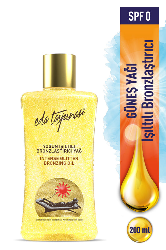 Shimmering Bronzing Sun Oil SPF 0 – Glittering Bronzing Oil & Intense Tanning 200 ml