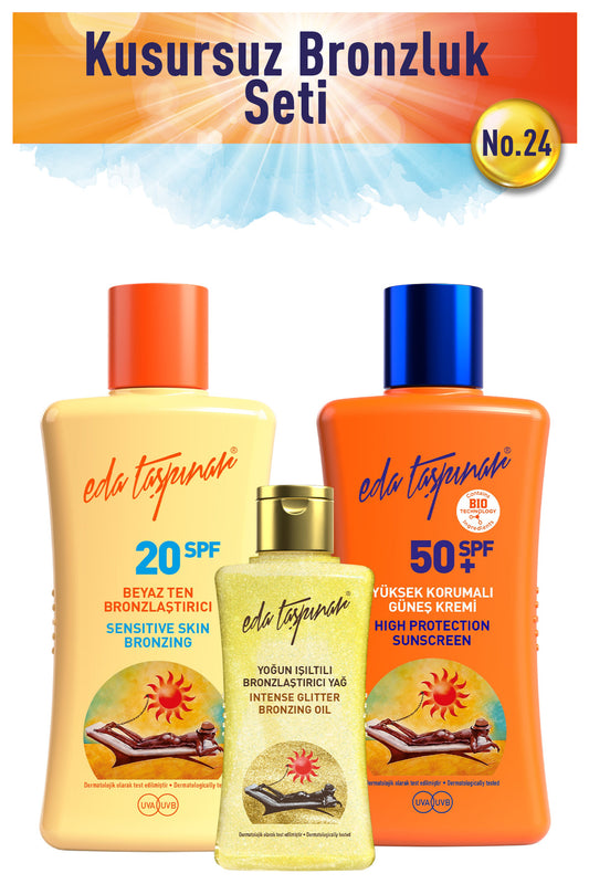 Perfect Tan Set no.24 WhiteT+Spf50+MiniShimmer (EGX19-EGX38-EGX95)