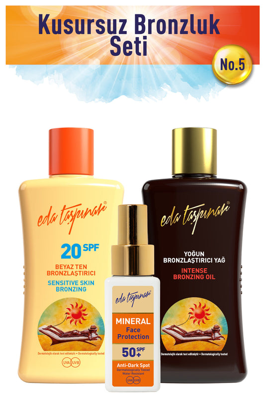 Perfect Tan Set no.5 Spf0+WhiteT+FaceCore (EGX03-EGX19-EGX94)